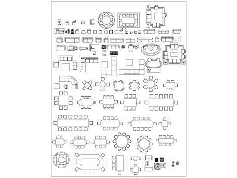  辦公室家具布局圖 辦公室家具設(shè)計(jì)圖 辦公室家具配置圖 辦公室cad施工圖 