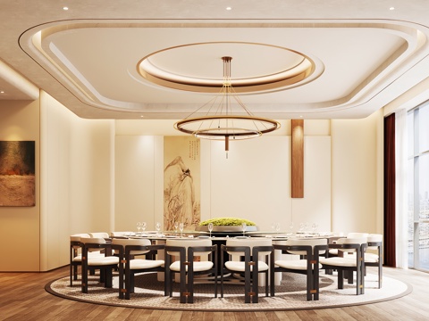  包厢 包间 餐厅包厢 餐饮包间 餐饮包房3d模型 
