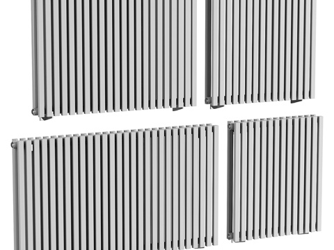  现代空调散热器 暖气片3d模型 