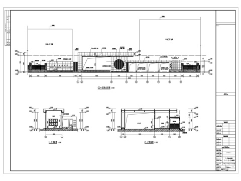  小學(xué)大門建筑及結(jié)構(gòu)施工圖cad施工圖 