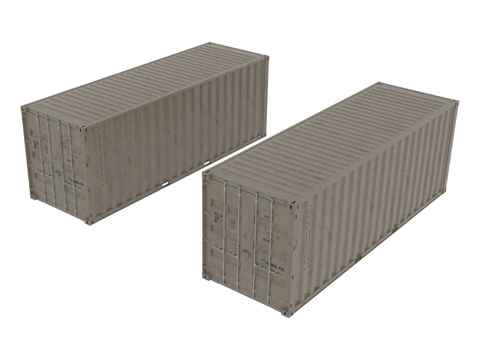  器材 集装箱3d模型 