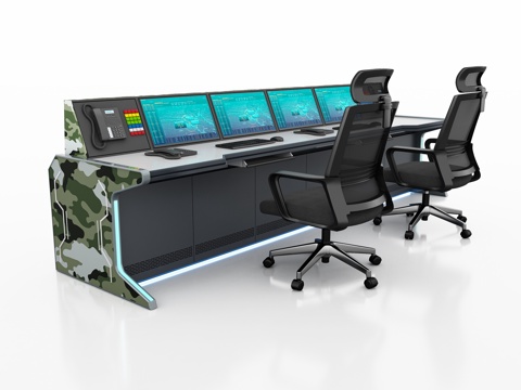  现代控制台3d模型 