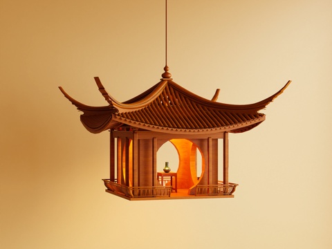  吊燈 裝飾燈3d模型 