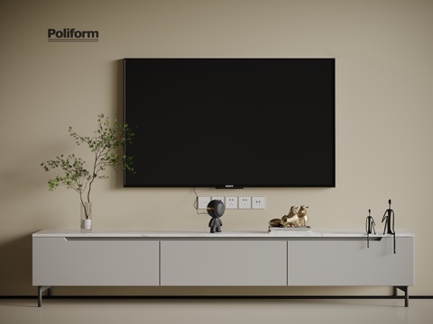  現(xiàn)代電視柜3d模型 