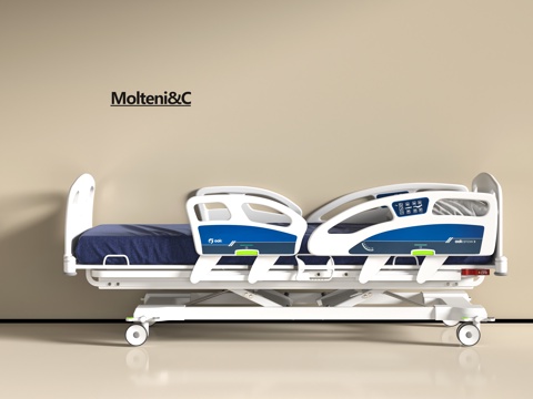  现代医疗床3d模型 