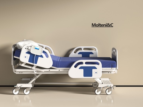  现代医疗床3d模型 
