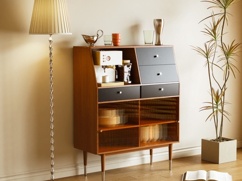 餐边柜 茶水柜 边柜 储物柜3d模型