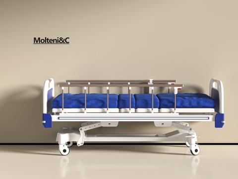  现代医疗床3d模型 