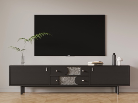  現(xiàn)代意式電視柜3d模型 
