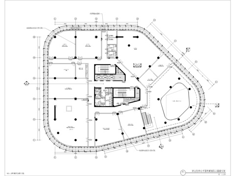  文化創(chuàng)意工坊展覽室施工圖cad施工圖 