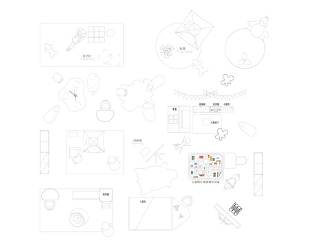  兒童家具玩具平面圖庫cad施工圖 