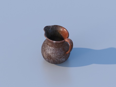  陶罐 泥罐 花盆 罐子su模型su模型 