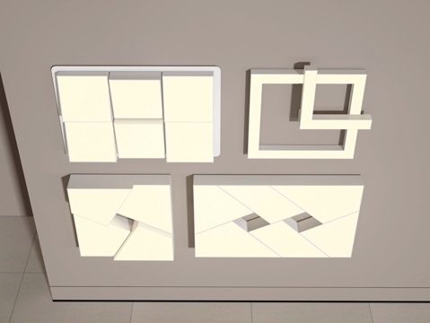  吸顶灯3d模型 