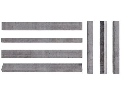  现代混凝土柱 混凝土梁 横梁 水泥柱su模型 