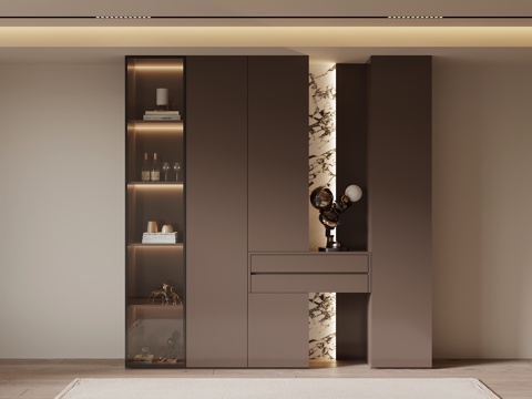  現(xiàn)代意式酒柜 餐邊柜3d模型 