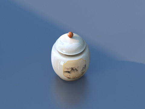  坛子 罐子 陶罐su模型 