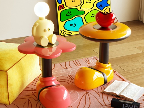 边几 卡通角几 多巴胺 孟菲斯3d模型