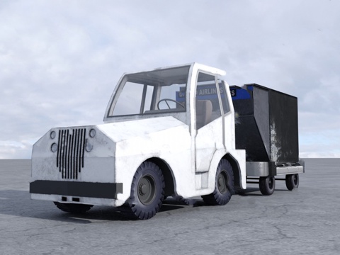  卡车 皮卡模型3d模型 