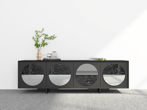  現(xiàn)代電視柜3d模型 