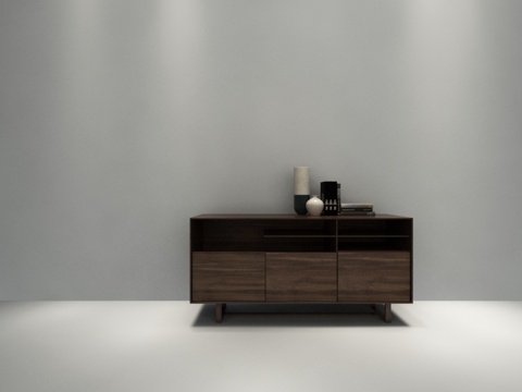  北欧边几模型3d模型 