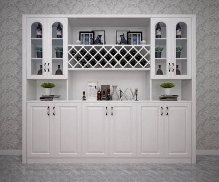  经典欧式酒柜3d模型 