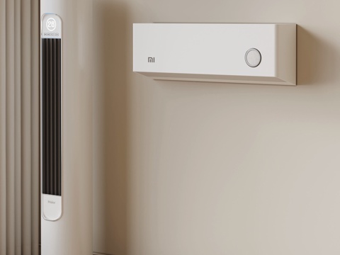  空调 立式空调 壁挂式空调3d模型 