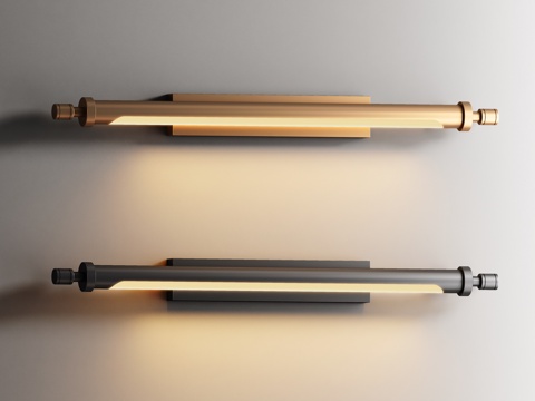  現(xiàn)代鏡前燈3d模型 