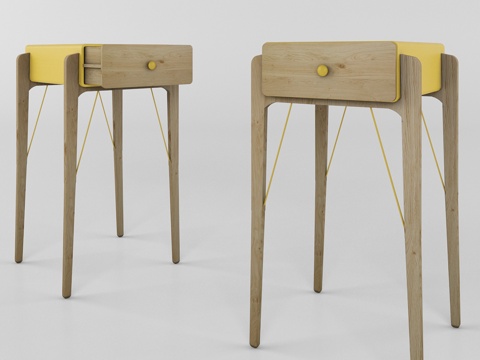  北欧边柜 餐边柜 玄关柜 餐边柜 角几 装饰柜 抽屉柜3d模型 