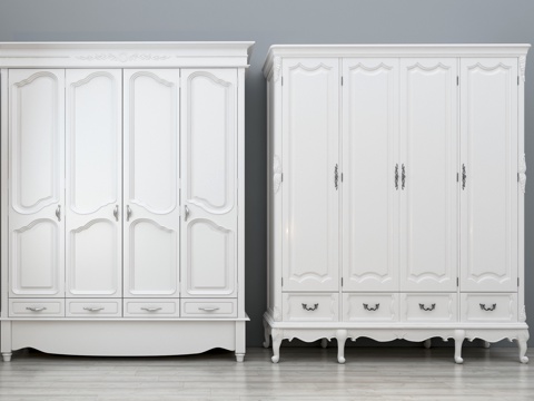  简欧衣柜 北欧衣柜 现代衣柜 整体衣柜 欧式衣柜 推拉衣3d模型 