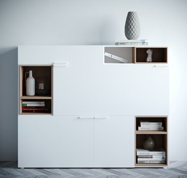  北欧装饰柜 摆件组合3d模型 