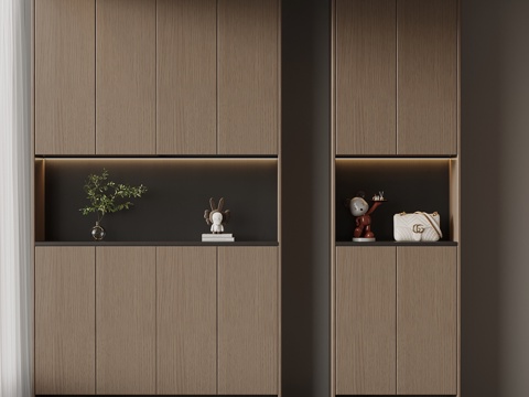  現(xiàn)代意式鞋柜3d模型 