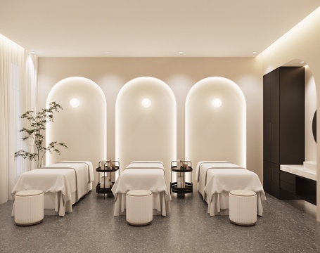  皮肤管理房间3d模型 