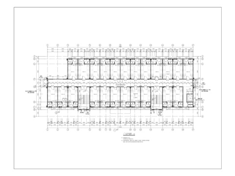  中學(xué)校女生公寓建筑施工圖cad施工圖 