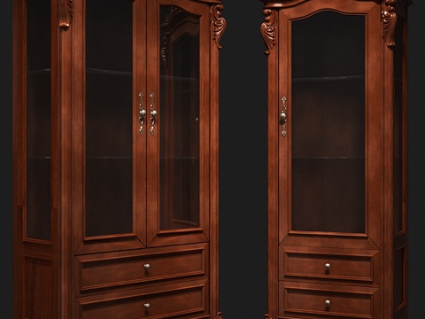  欧式衣柜 茶几 凳子3d模型 