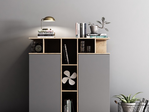  现代边柜 鞋柜 饰品3d模型 