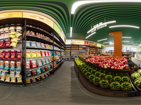 现代小清新水果店