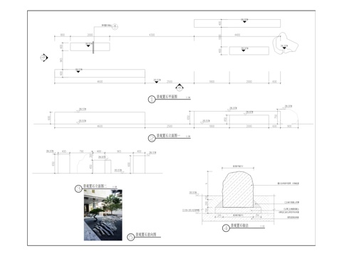  总部大楼景观园建施工图cad施工图 