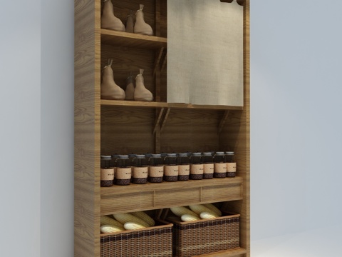  服务柜 工作柜 收纳柜 餐厅柜3d模型 