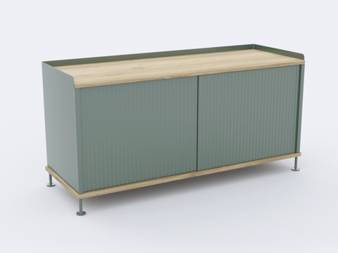  北欧边柜 餐边柜 玄关柜3d模型 