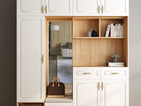  现代鞋柜 鞋子 摆件3d模型 