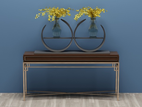  现代装饰品 装饰柜3d模型 