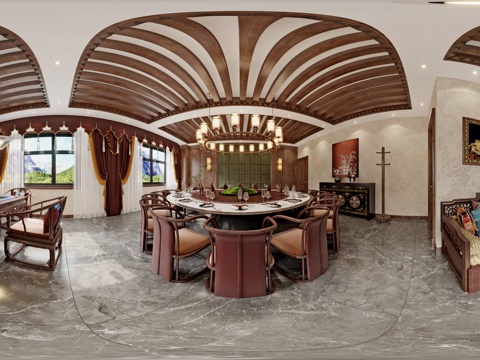 藏式餐厅包间