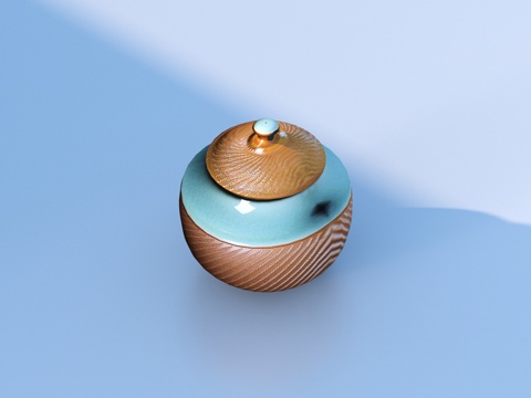  坛子 罐子 陶罐su模型 