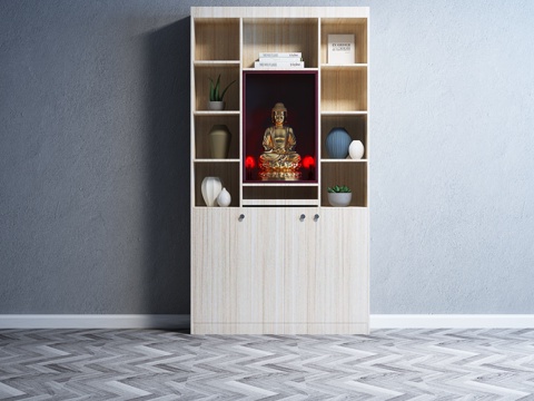  其他混搭展示架3d模型 