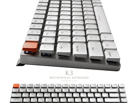 Keychron K33d模型 