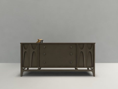  北欧电视柜模型3d模型 