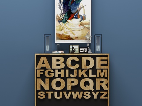  玄关柜 装饰柜 鞋柜 边柜3d模型 