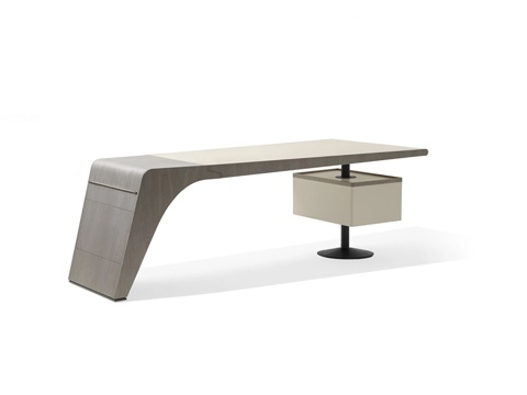  GIORGETTI 意式班台桌 书桌3d模型 