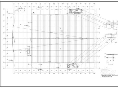  单层厂房建筑图cad施工图 
