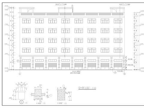  工业厂房建筑图cad施工图 